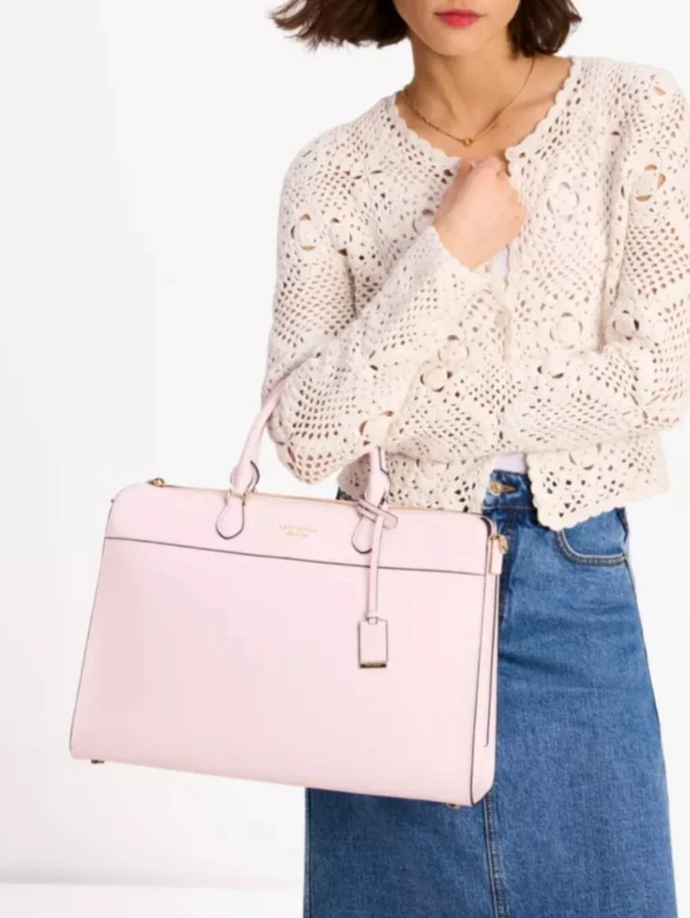 Kate Spade Morgan Laptop Bag, Shimmer Pink